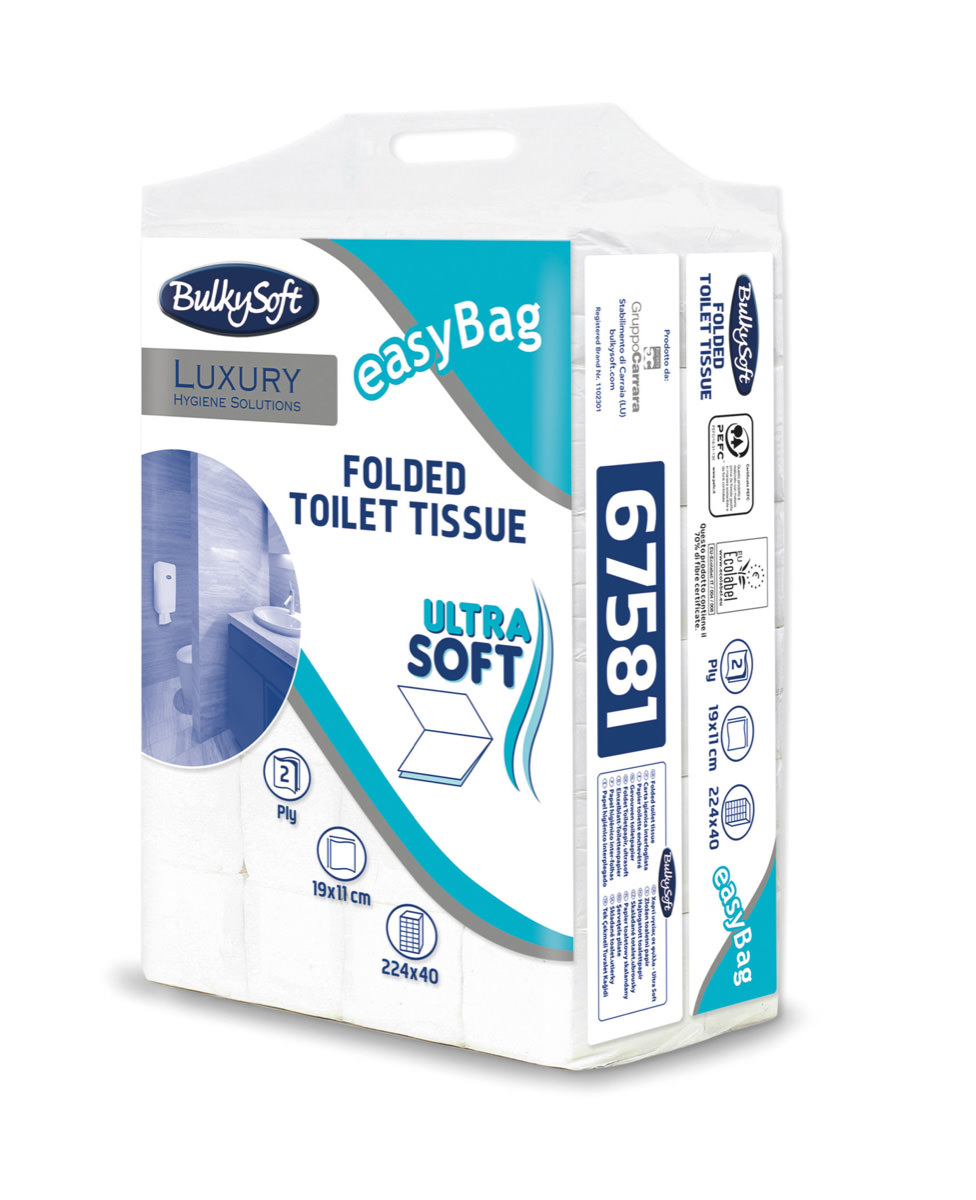 CAJA 36 PAQ.x 250UND. HIG. INTERPLEGADO BULKYSOFT 2/C 9000 UND. PASTA