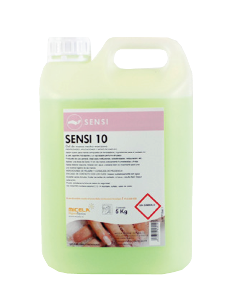 SENSI 10 05KG. Gel de Mans Neutre Fragància a Poma.