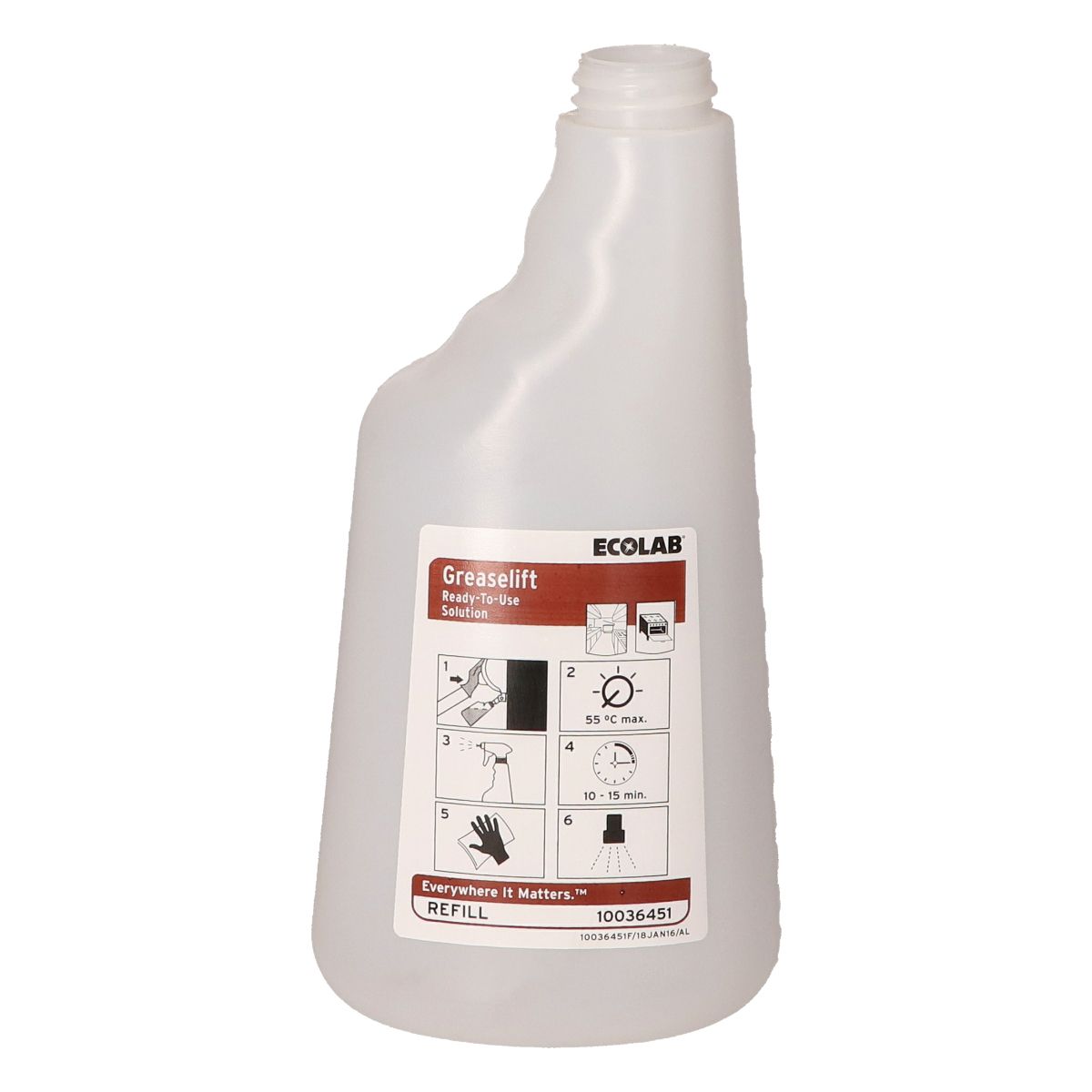 BOTELLA SERIGRAFIADA 650ML: KITCHENPRO GREASELIFT
