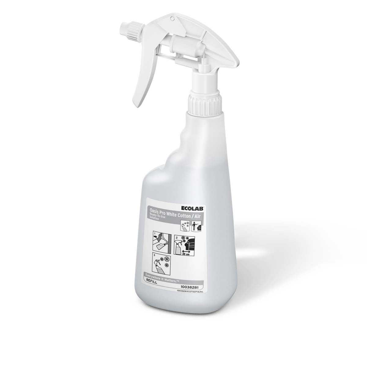 BOTELLA SERIGRAFIADA 650 ml.: OP WHITE COTTON/AIR