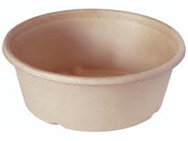 PAQ. 40 UNDS. CUENCO BAGAZO 154x154x56 600 ML. MARRON 169211P