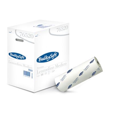 CAJA 6 ROLLOS PAPEL PARA CAMILLA BULKYSOFT 60cm x 80m 2/C