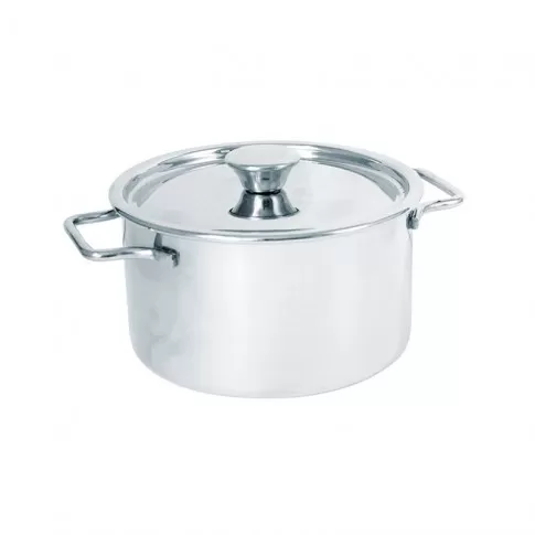 PAQ. 6 UNDS. MINI COCOTTE DE INOX CON ASAS Y TAPA @102mm 450ML.