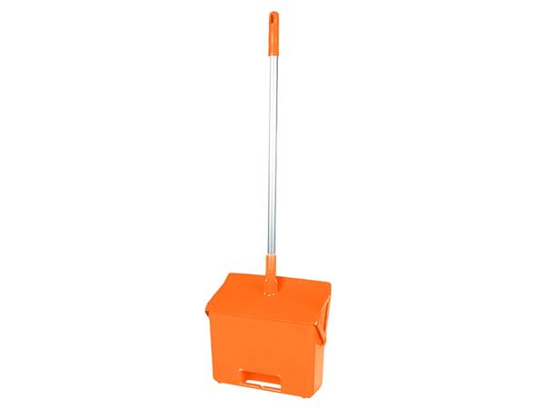 RECOGEDOR ABATIBLE CON MANGO ALUMINIO NARANJA (IND. ALIMENTARIA)