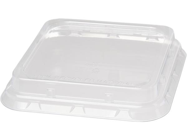 188062 CJ. 320 UNDS. TAPA 100% rPET PARA CAJA CUADRADA 177006/176871 156x156x44 mm rPET TRANSPARENTE