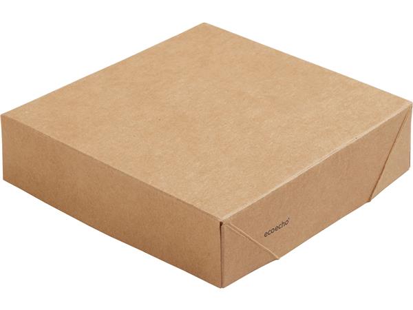 188111 CJ. 300 UNDS. TAPA PARA CAJA VIKING® CUBE 188109/188110 113x113x29mm Cartón/PLA MARRON
