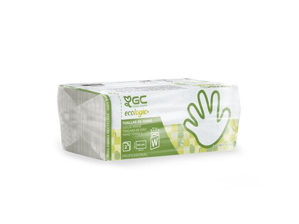 CAJA 20 PAQ.x 144UND. TOALLA ENTREDOBLADA GOMA CAMPS 2/C 2880 UND. RECICLADO