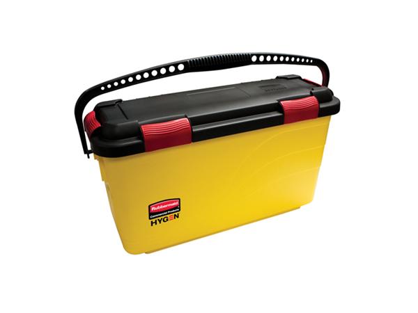 CUBO DESINFECCION AMARILLO 27 LTS.