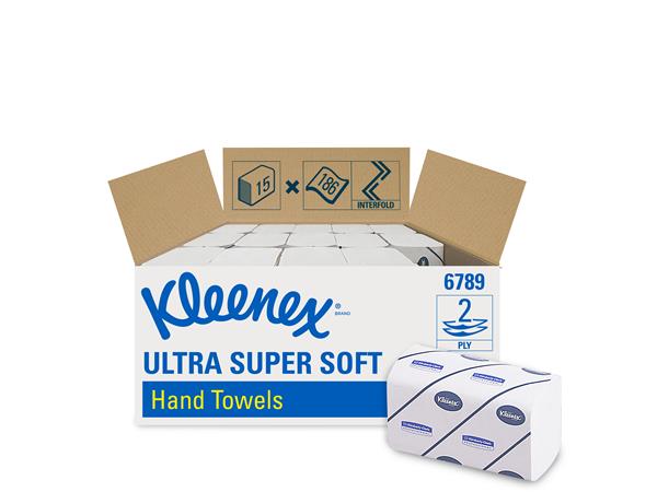 CAJA 15 PAQ.x 186UND. TOALLA ENTREDOBLADA KIMBERLY 2/C 2790 UND.
