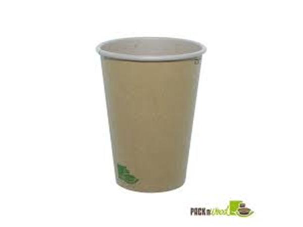 CJ. 1000 UNDS. VASO DE CARTON KRAFT LIGHT 250ML/8OZ DIAM 80MM