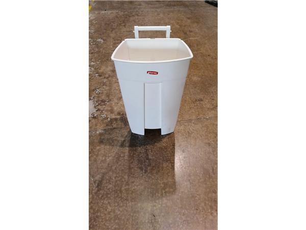 CONTENEDOR 110L BLANCO C/ASA C/RUEDAS