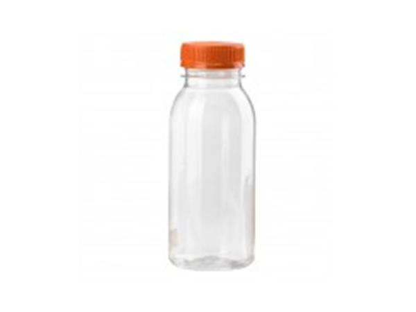 CJ. 74 UNDS. BOTELLA PET REDONDA 1000 ML TAPA NARANJA