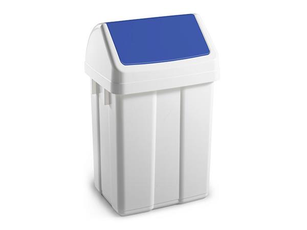 CONTENEDOR MAX 12 LTS TAPA BASCULANTE AZUL 40 x 23 x 20
