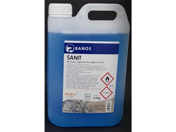 SANIT 05KG. Netejador Concentrat amb Oxigen Actiu especial BANY.*I - *C