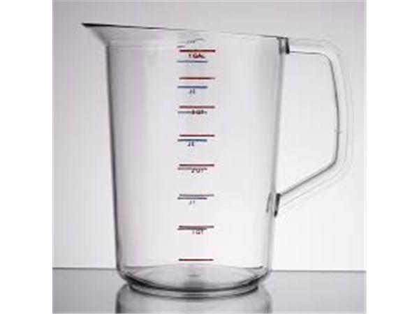 JARRA MEDIDORA 3,8 L.