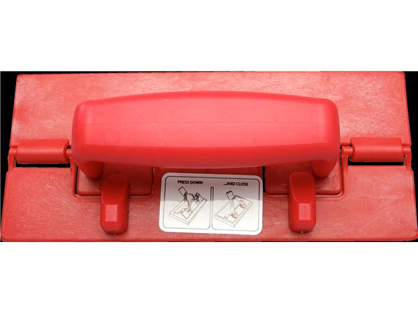 SOPORTE PAD USO MANUAL (230X110mm) ROJO (IND.ALIMENTARIA)