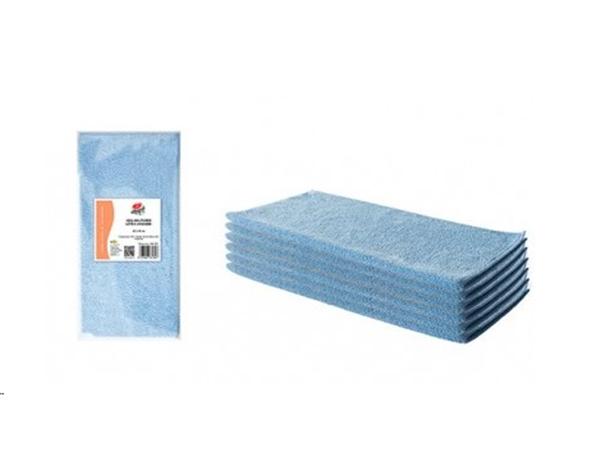 PAQ. 6 UNDS. BAYETA MICROFIBRA MULTIUSOS 40X38 cm. 250 g/m2. AZUL