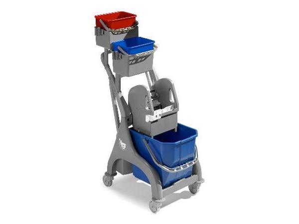 CARRO NICK PLUS 20-25LT.GRIS CON PRENSA TEC