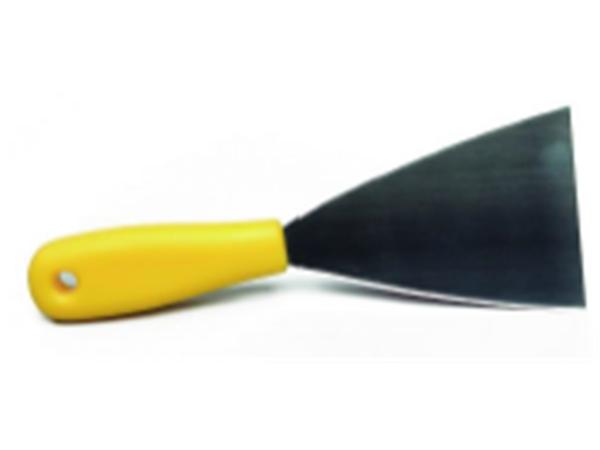 ESPATULA FBK ACERO INOX. FLEXIBLE MANGO PLASTICO 80 mm AZUL