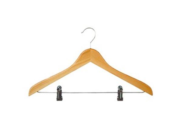 PERCHA MADERA PINZAS 45cm
