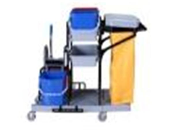 CARRO LIMPIEZA COMPLETO 132x75x110 cms.