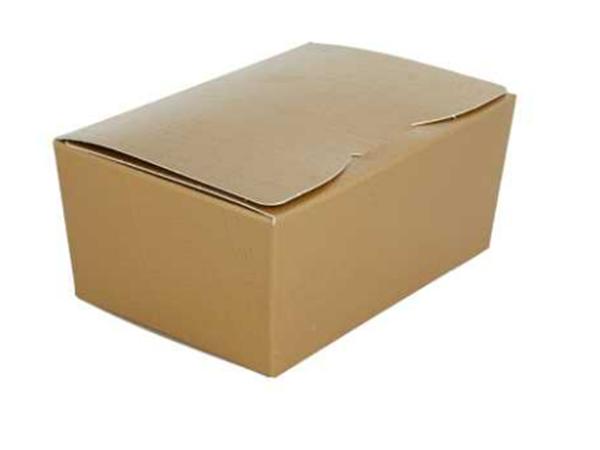 CJ. 100 UNDS. CAJAS 'BALLOTIN' 250 GR 11,5x7,5x5 CM DORADO CARTON