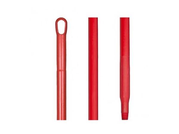 MANGO FIBRA DE VIDRIO 1,40m Ø25mm (IND.ALIM) ROJO