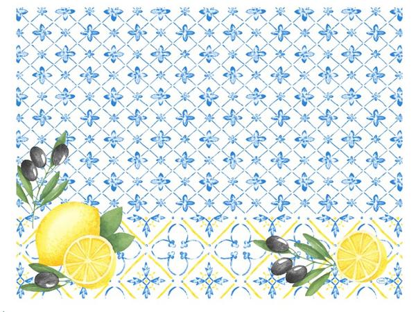 202569 CJ. 1000 UNDS. MANTELITO CELULOSA 30X40 MEDITERRIAN