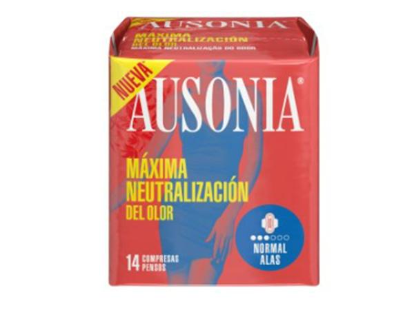 CJ. 16 PAQ. COMPRESA AUSONIA AIR DRY NORMAL ALAS (14UNDS)