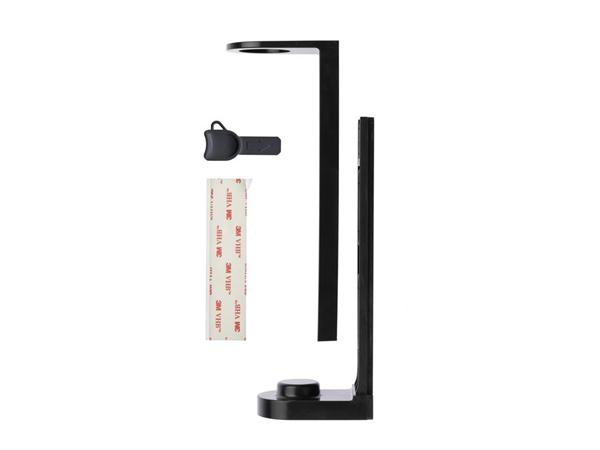 CJ. 20 UNDS. SOPORTE "PUMP DISPENSER HOLDER" EN ABS NEGRO