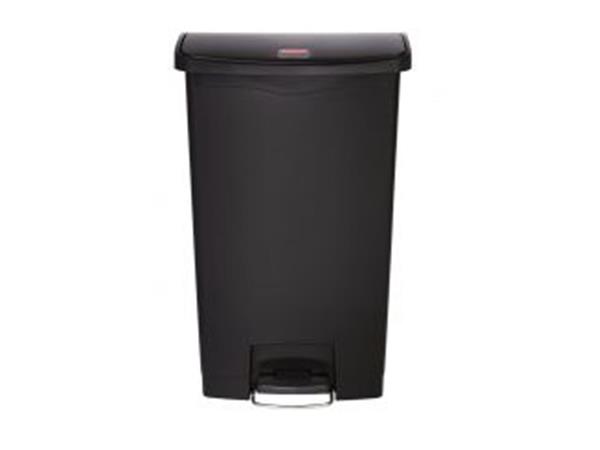 CONTENEDOR SLIM JIM® DE PEDAL FRONTAL DE RESINA 68 LTS. NEGRO
