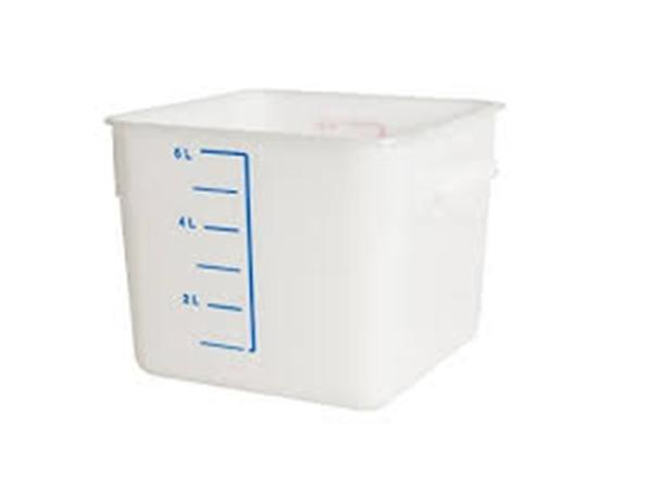 RECIPIENTE COMPACTO 5,7 L. BLANCO