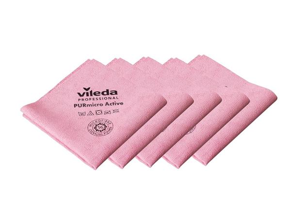 CJ. 100 UNDS. BAYETA PURMICRO ACTIVE VILEDA ROSA