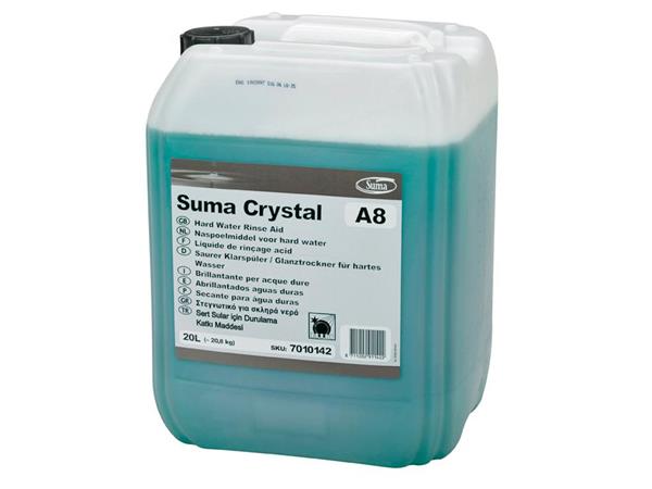 SUMA CRYSTAL A8 20L. ABRILLANTADO CONCENTRADO AGUAS DURAS