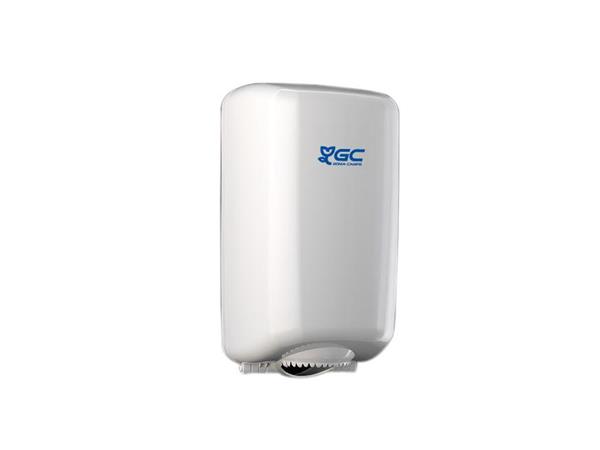 DISPENSADOR MINI SECAMANOS PLASTICO ABS BLANCO