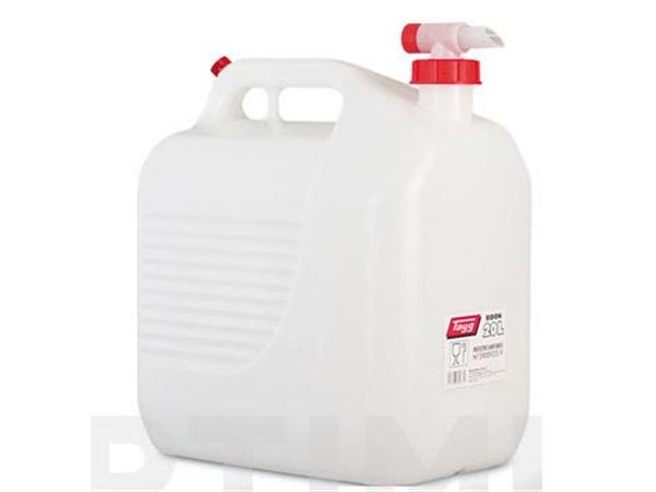 BIDON PLASTICO ALIMENTARIO CON GRIFO 20 L