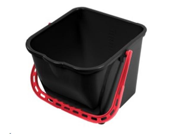 CUBO BLACK IS GREEN 15 LTS CON ASA EN COLOR ROJO