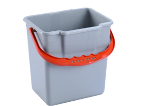 CUBO 6L GRIS ASA ROJA