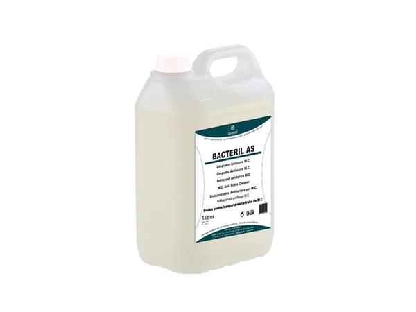 CAJA. 4 UNDS. LIMPIADOR DESINF. WC BACTERIL 5 LT