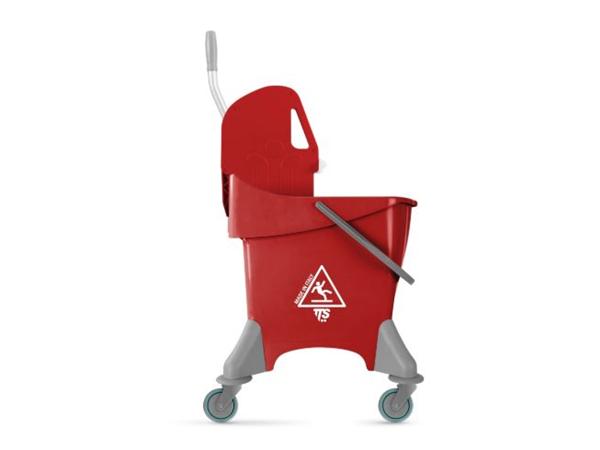 CUBO PILE 30 L ROJO CON PRENSA TEC