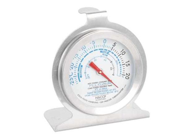 TERMÓMETRO REFRIGERADOR/CONGELADOR -29º A 20ºC 6,2x7,3x4 CM PLATEADO INOX