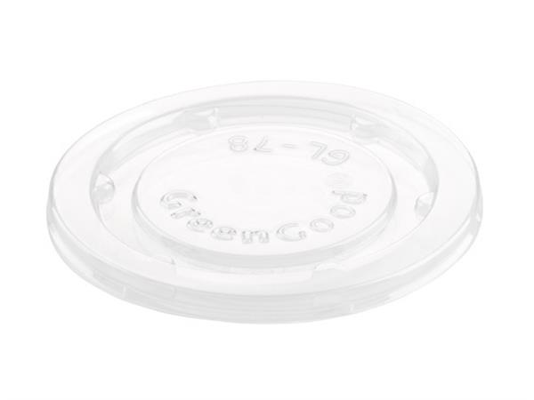 180123 CJ. 2500 UNDS. TAPA PARA COPA 6 CL., PS, TRANSPARENTE