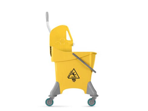 CUBO PILE 30 L AMARILLO CON PRENSA TEC