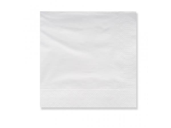 168396 CJ. 8paq.x300ud SERVILLETA 24X24 TISU 2/C BLANCO