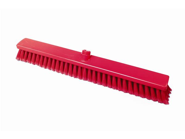 CEPILLO BARRENDERO FIBRA DESPUNTADA SUAVE ( 600 x 60 mm ) ROJO