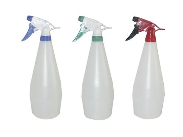 CJ. 96 UNDS. BOTELLA + PULVERIZADOR 1L (COLORES SURTIDOS)