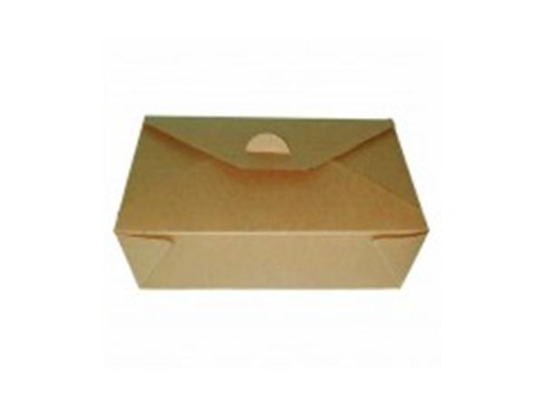 CJ. 200 UNDS. CAJA KRAFT PARA COMIDA TIPO BIO PACK2 215 x 160 x 50 mm - 1000ml