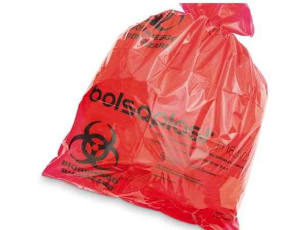 CJ. 200 BOLSAS BOLSARISK ROJA 100L 80x100