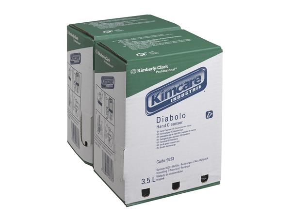 CAJA 2 UNDS. JABON INDUSTRIAL DIABOLO NARANJA KIMBARE CARTUCHO DE 3,5L.