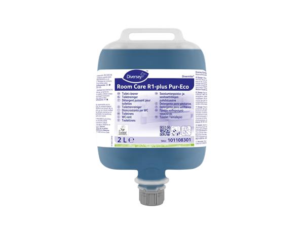CJ. 2 UNDS. ROOM CARE R1-PLUS PUR ECO 2L LIMPIADOR BAÑOS CONC. *C